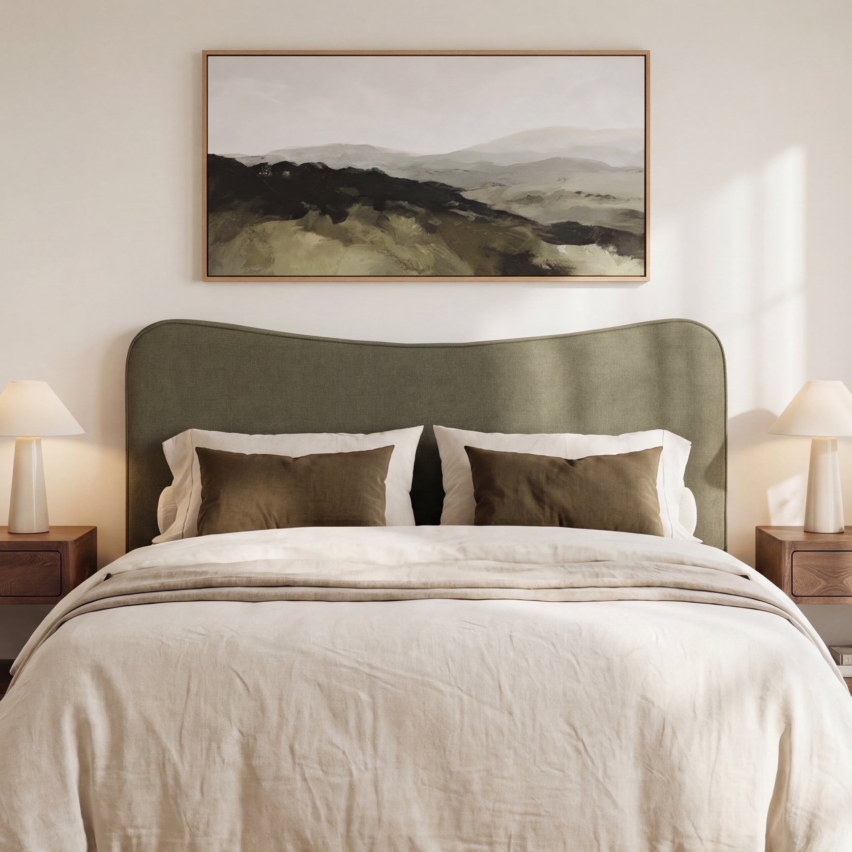 Harper Headboard Large/Super King - Herb