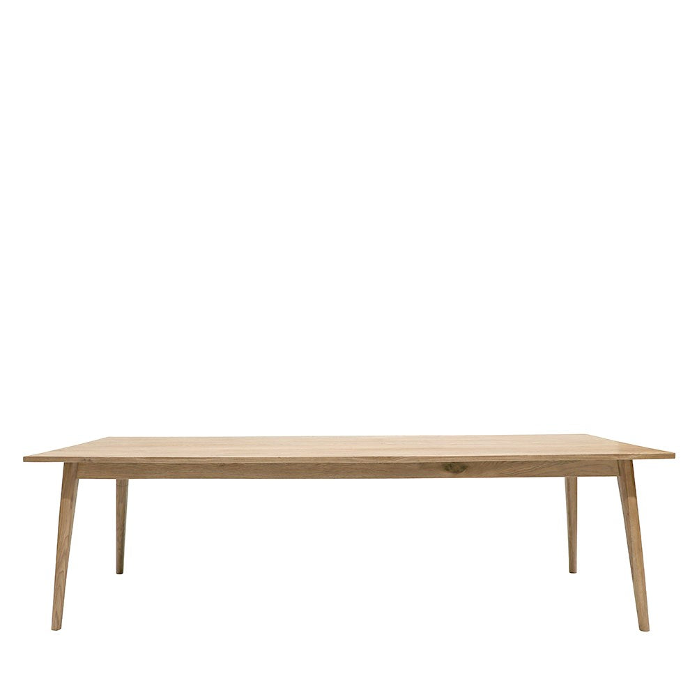 Vaasa Oak Dining Table - 260cm - Natural