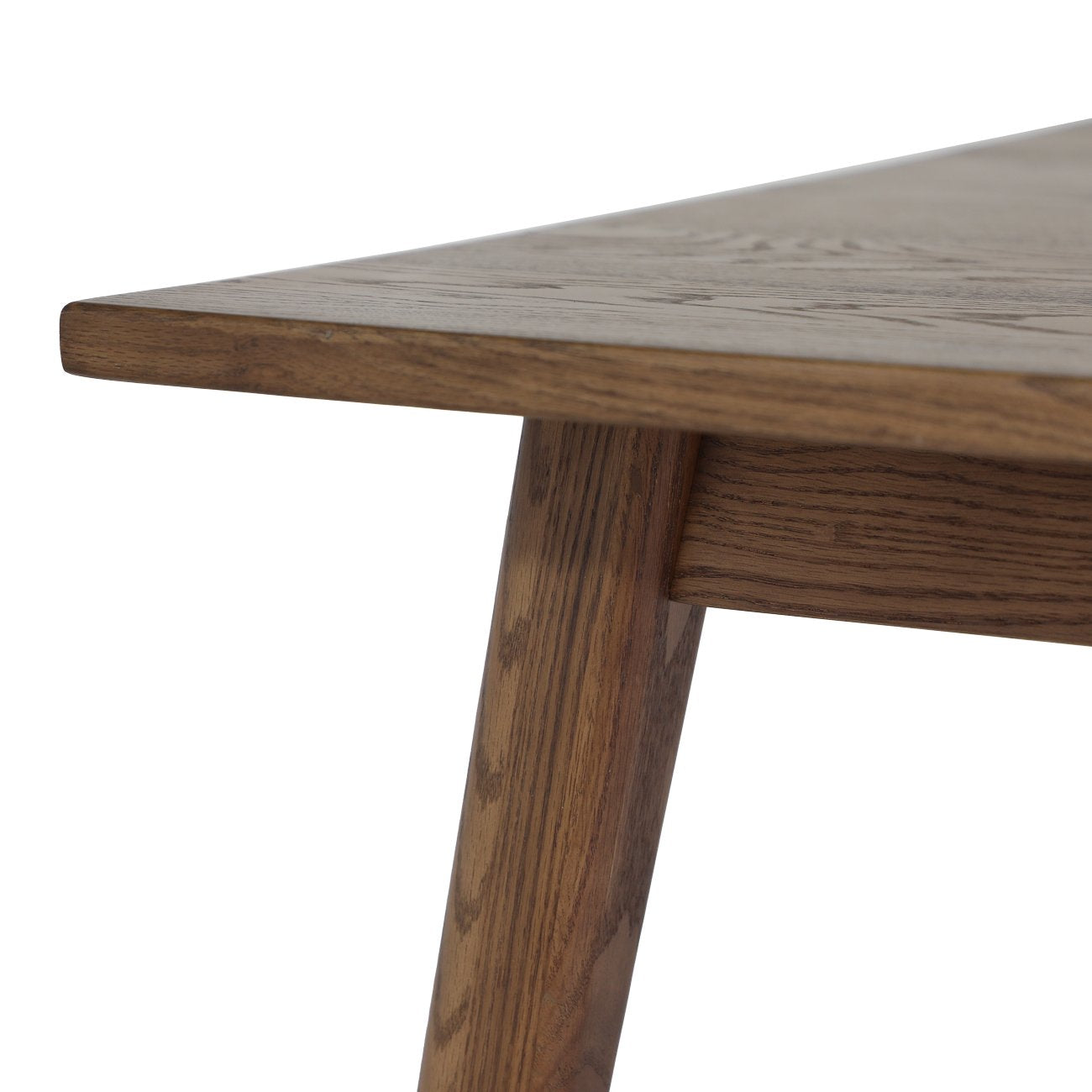 Vaasa Oak Dining Table - 220cm - Walnut Brown