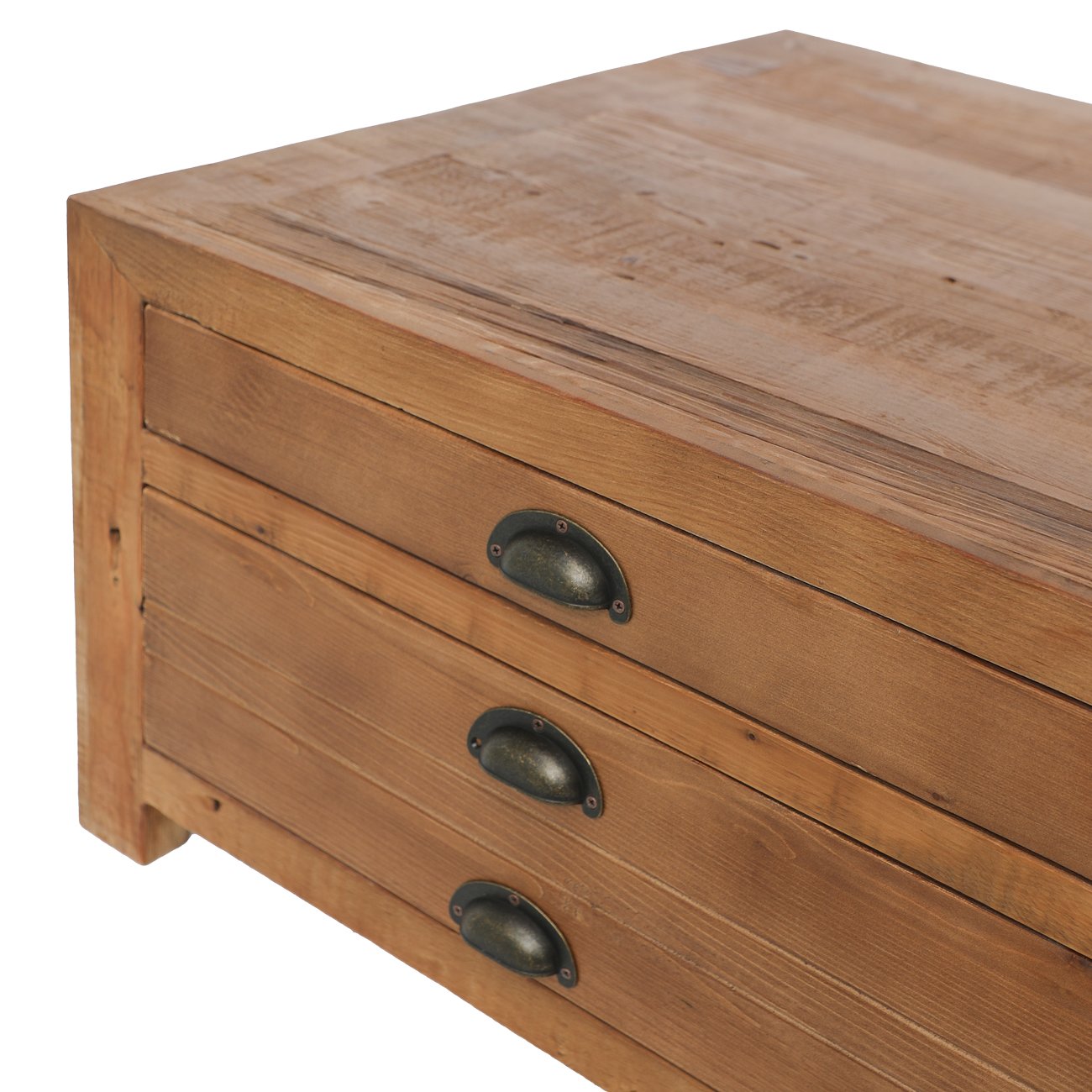 Printmaker Rectangle Coffee Table - 4 Drawer