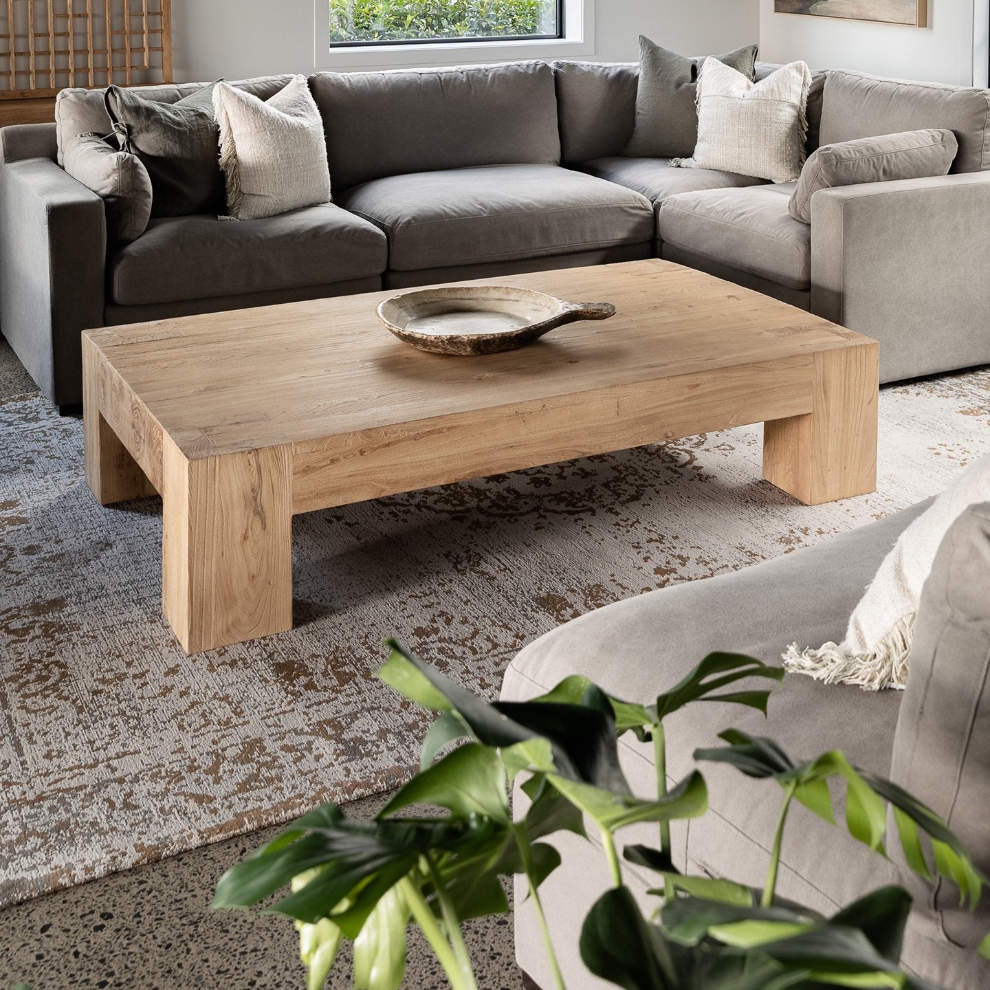 Olma Elm Coffee Table - Natural