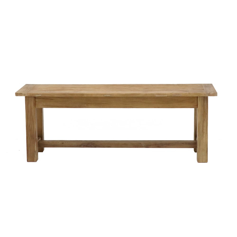 Farmhouse Elm Bench - 110cm