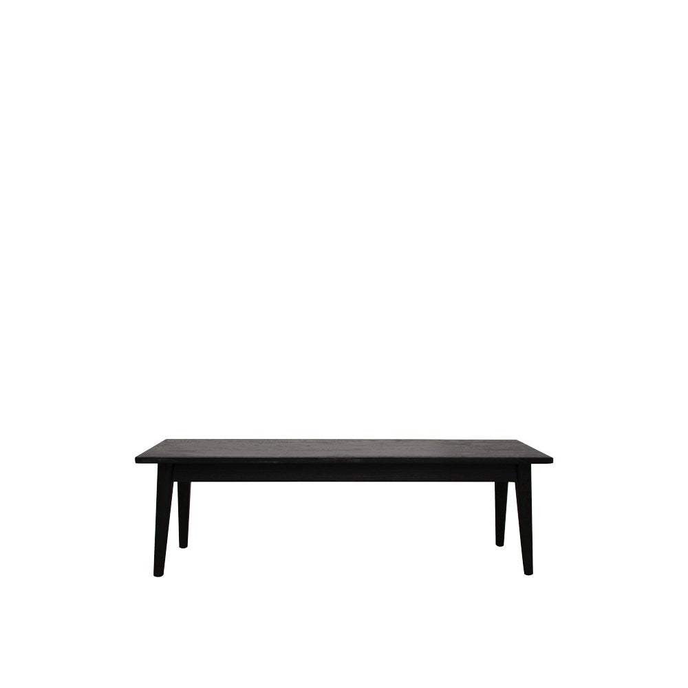 Vaasa Oak Bench - 150cm - Matte Black