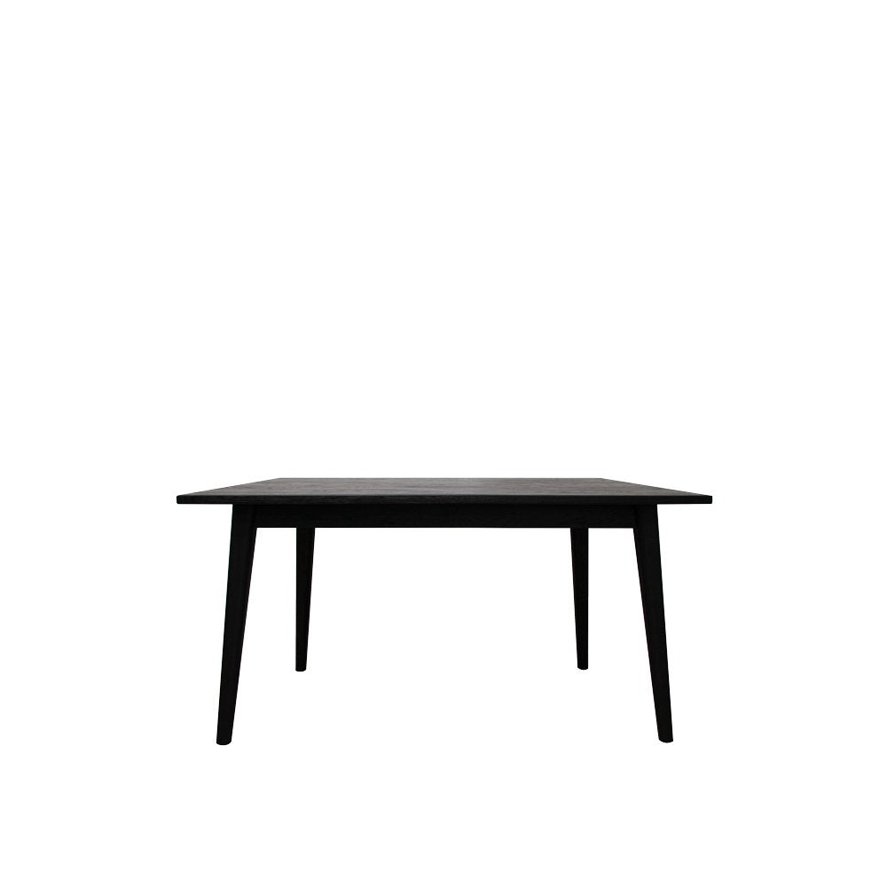 Vaasa Oak Dining Table - 150cm - Matte Black