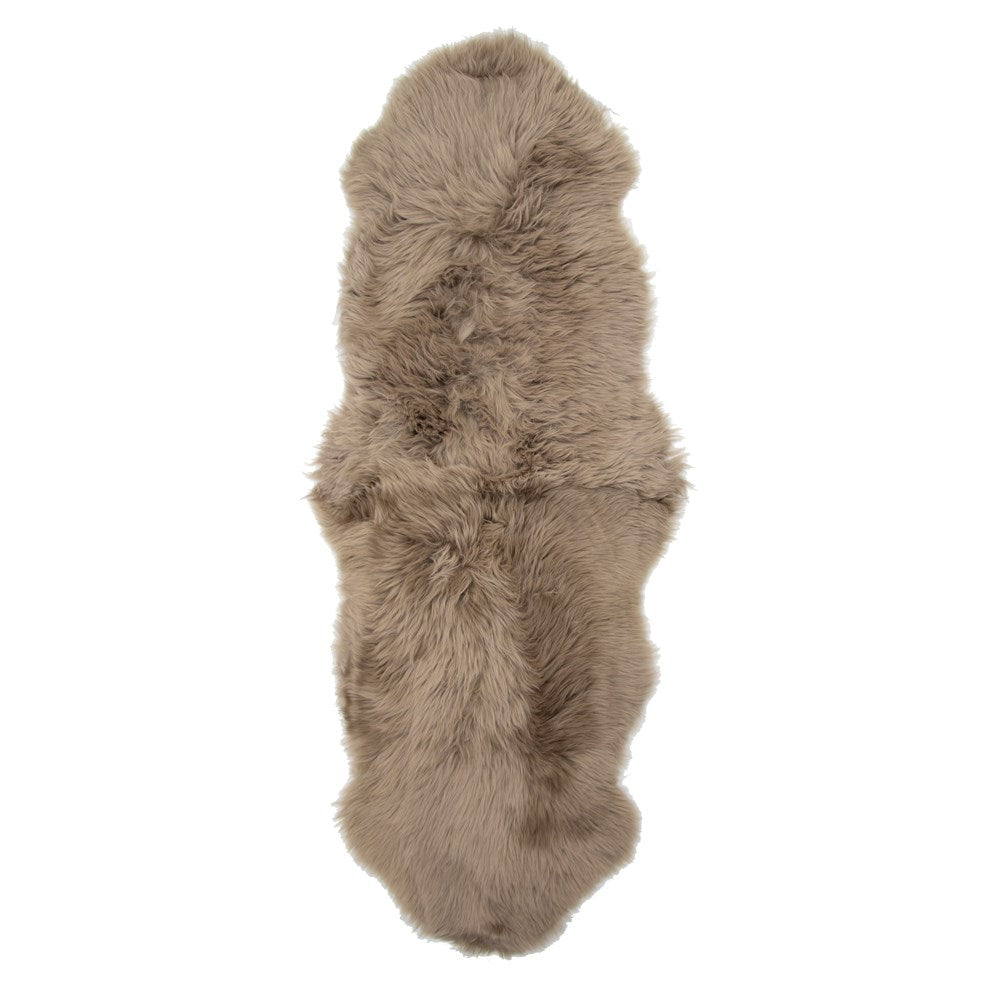 Sheepskin Double - Mid Brown