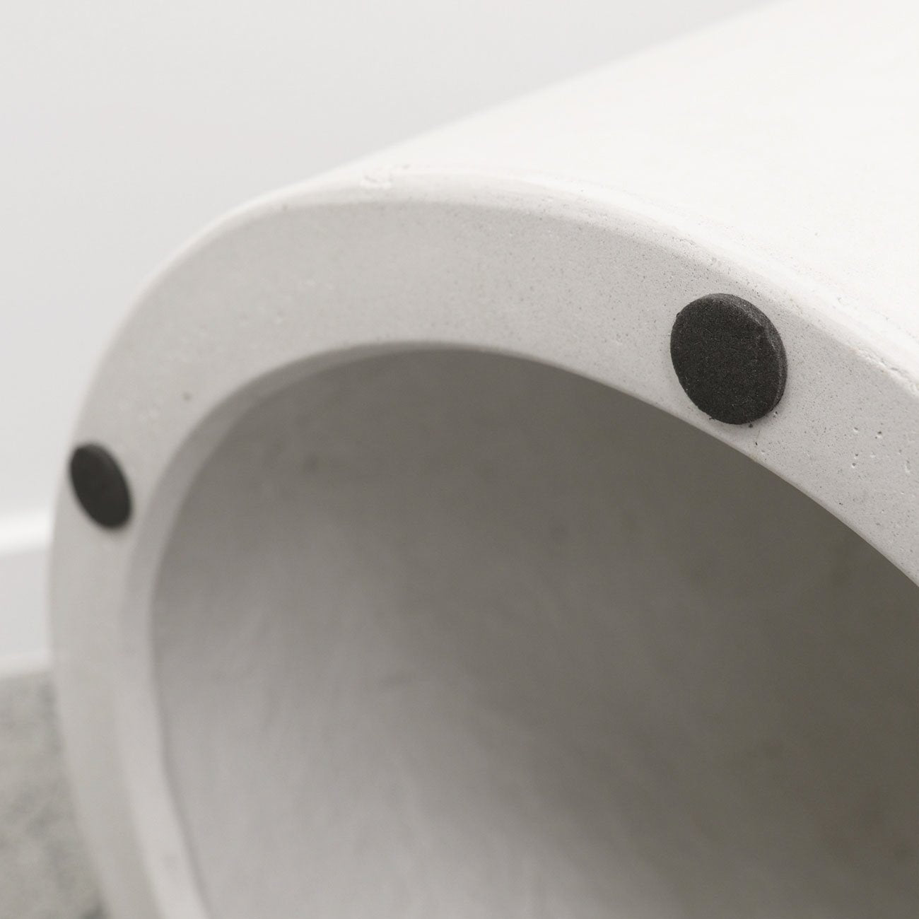 Concrete Pipe Side Table/Stool - Chalk