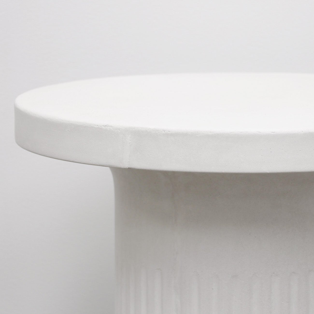 Roma Concrete Side Table - Chalk
