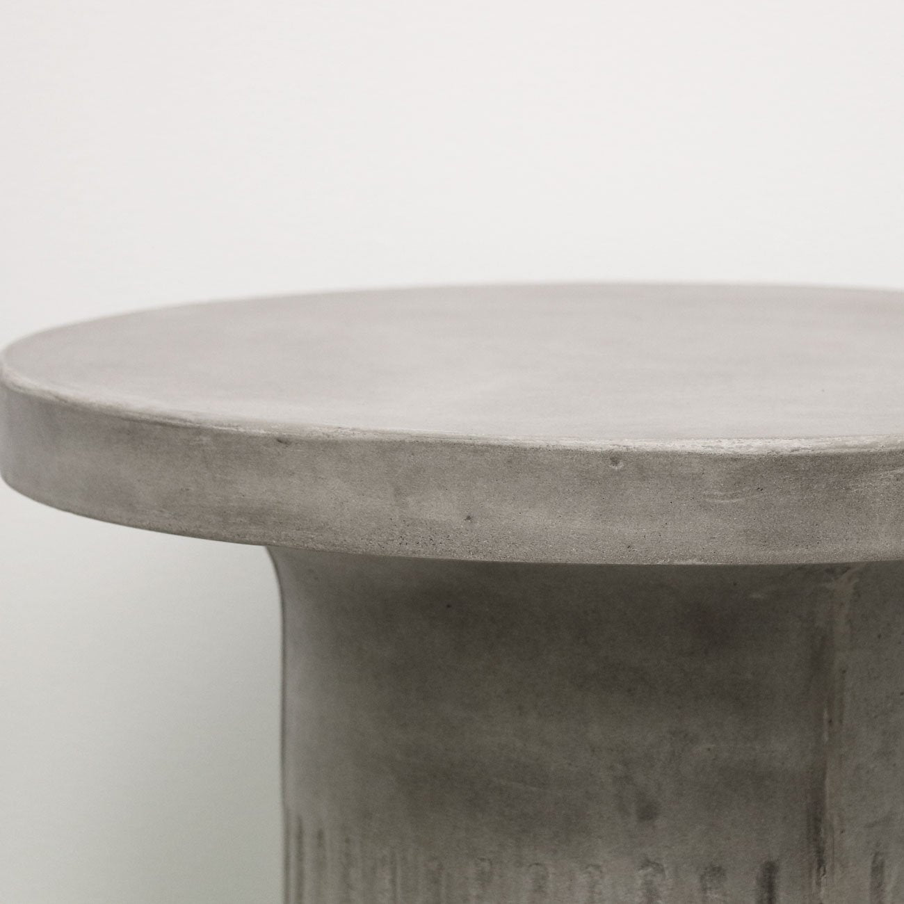 Roma Concrete Side Table - Grey