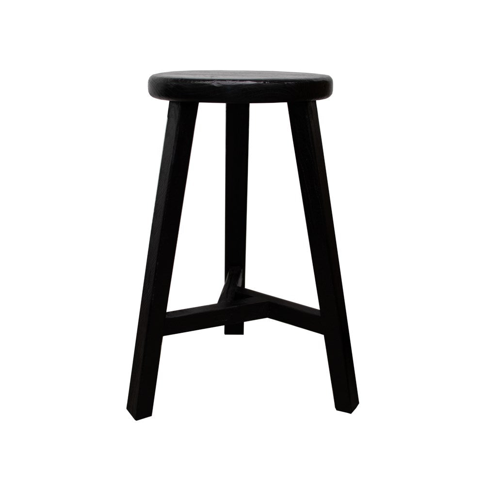 Parq Barstool Round - Black