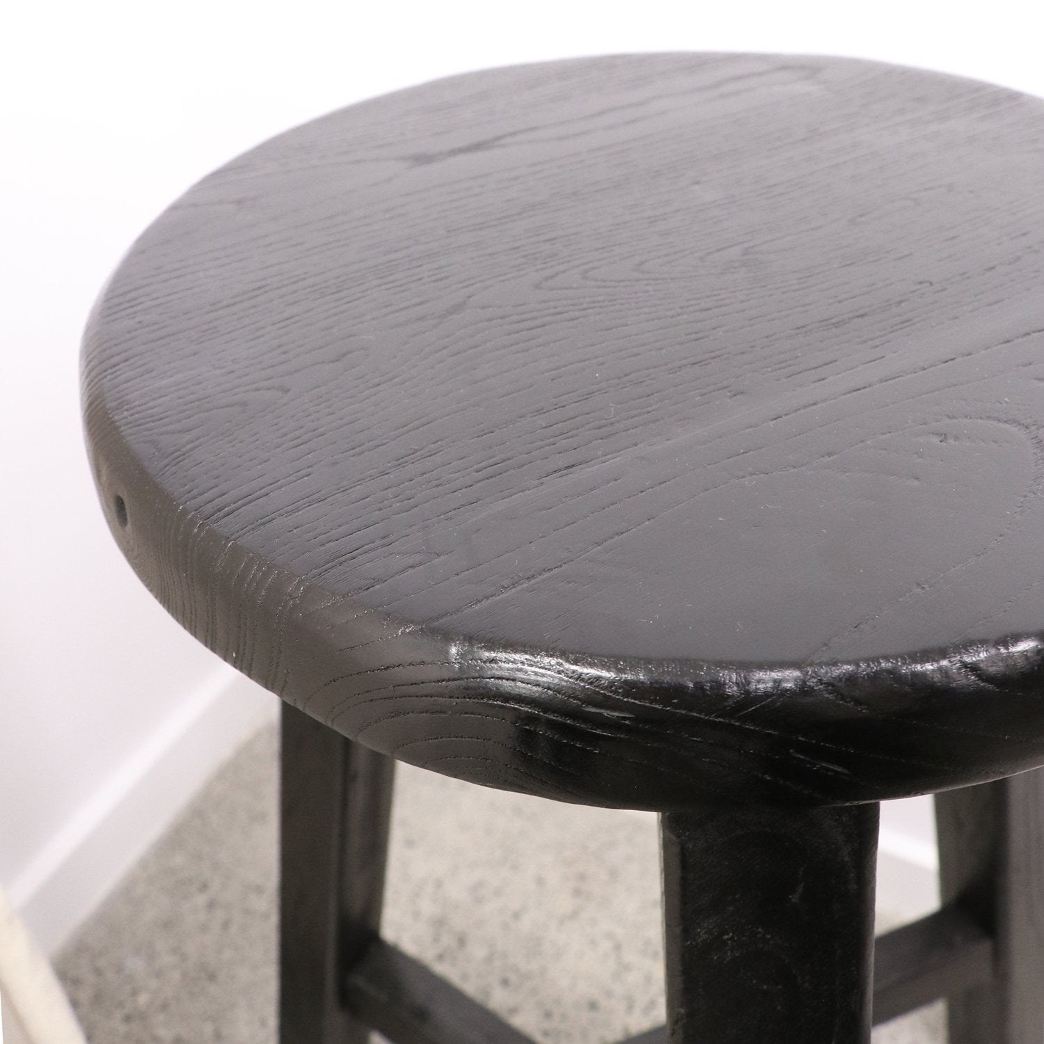 Parq Barstool Round - Black