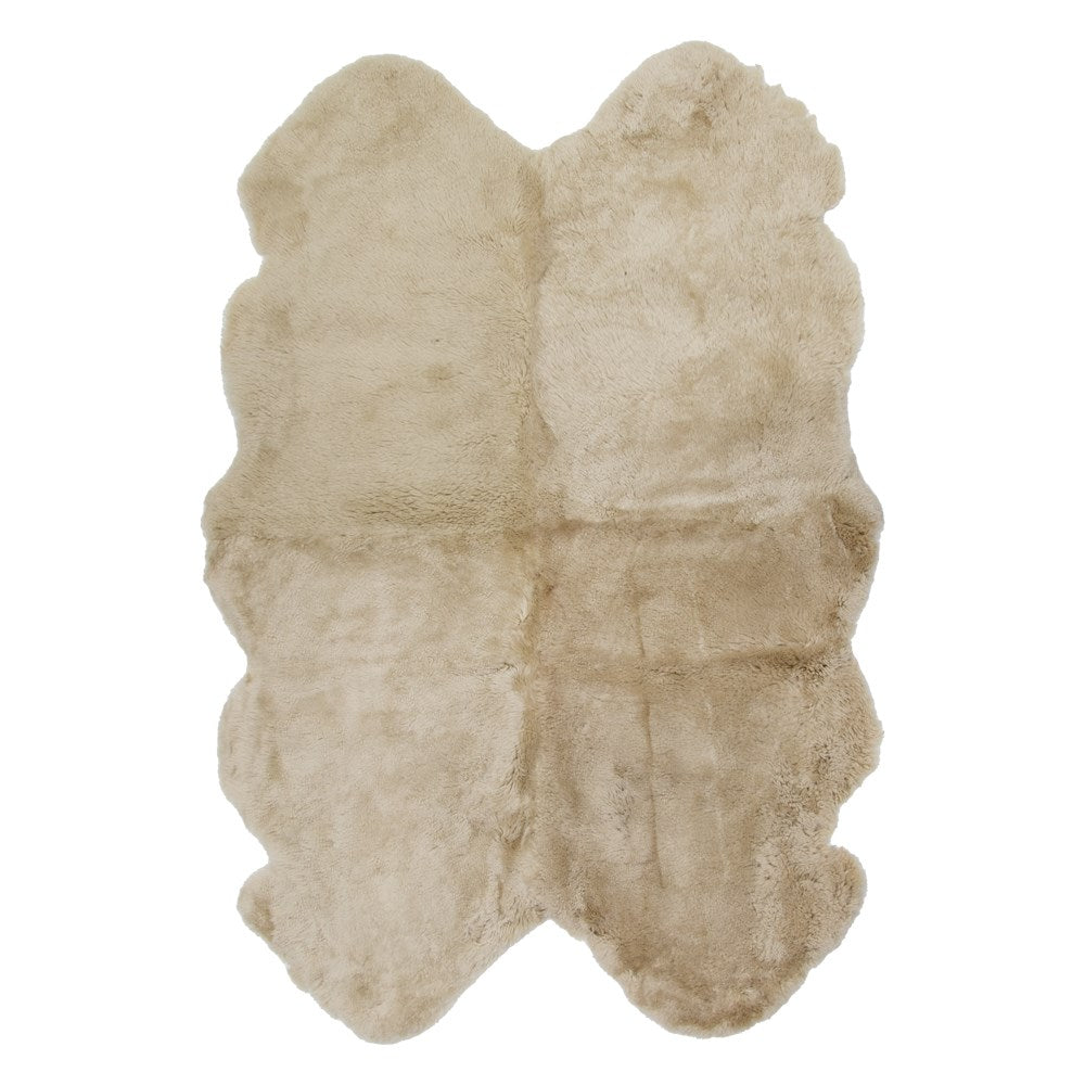 Sheepskin Shorn Quad - Natural Honey