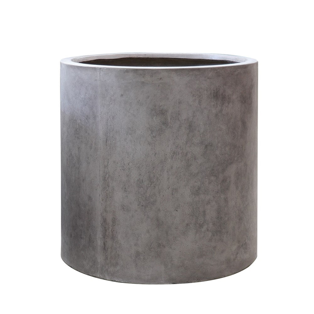Mikonui Cylinder Planter Large - Cement