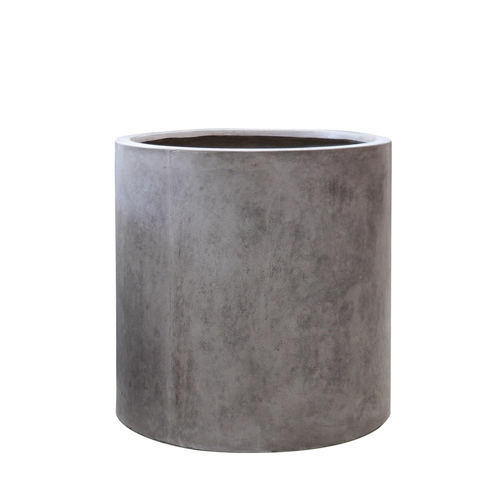 Mikonui Cylinder Planter Medium - Cement