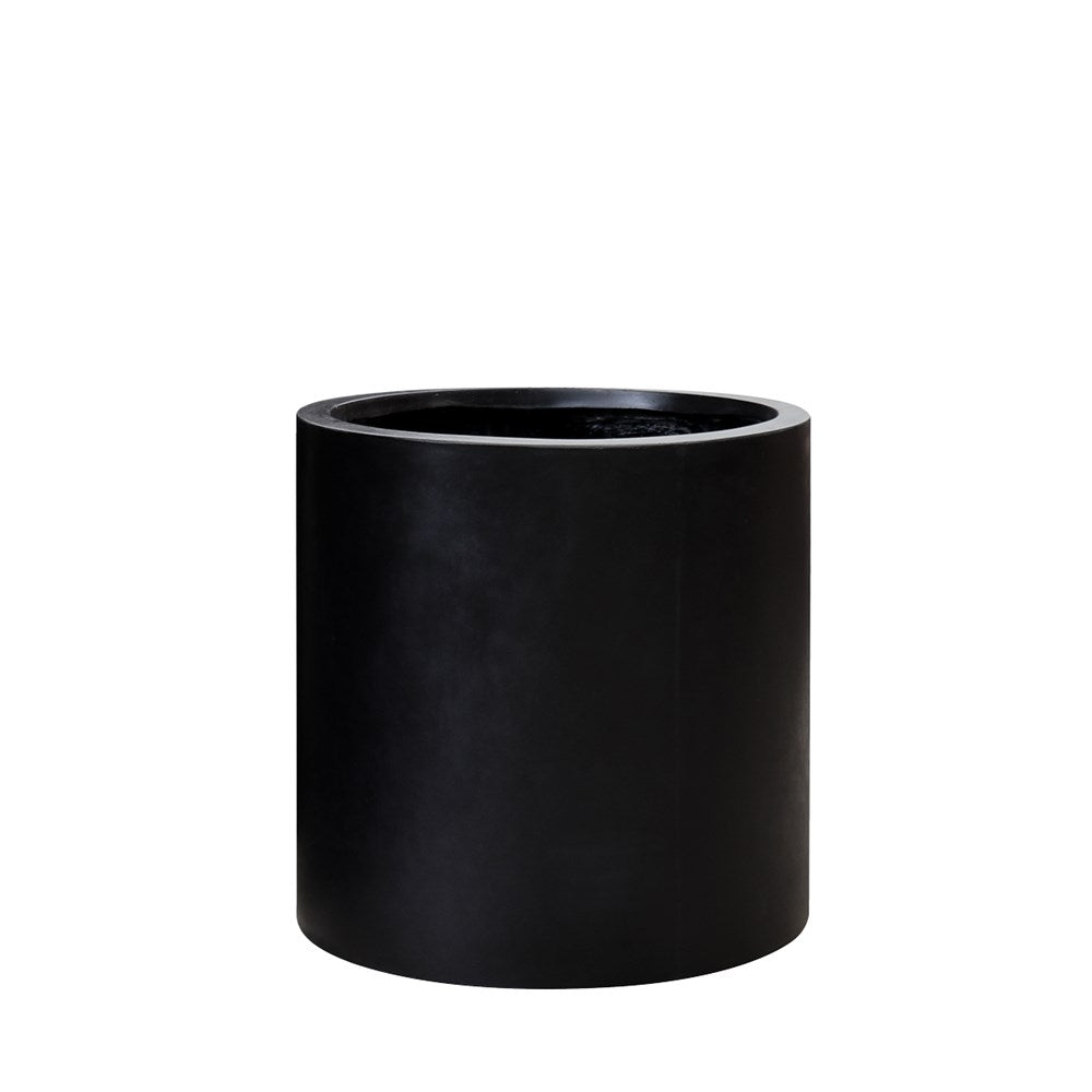 Mikonui Cylinder Planter Small - Black
