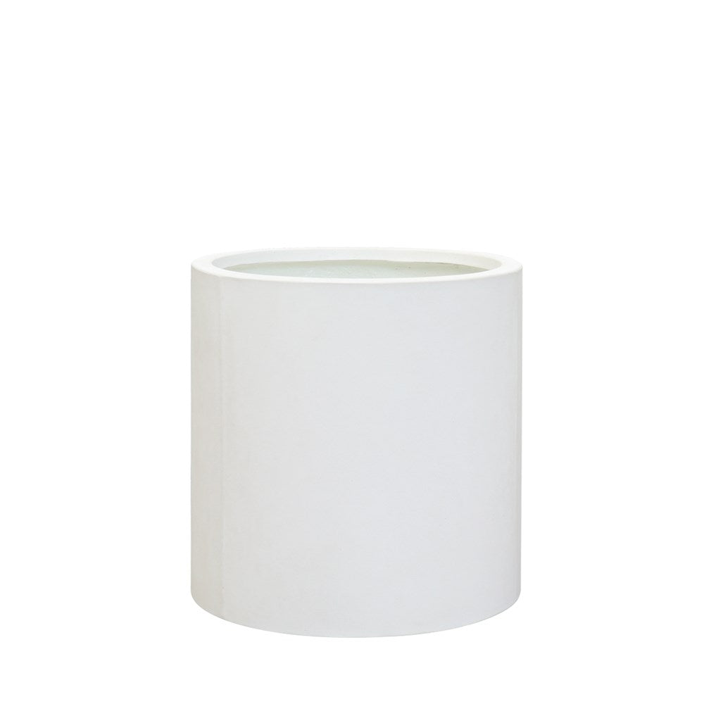 Mikonui Cylinder Planter Small - Chalk