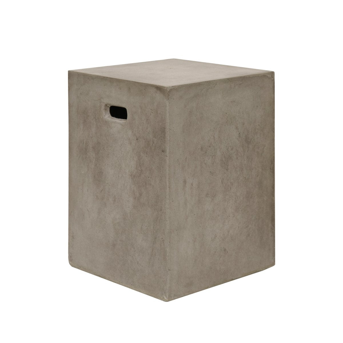 Concrete Rectangle Side Table/Stool - Grey