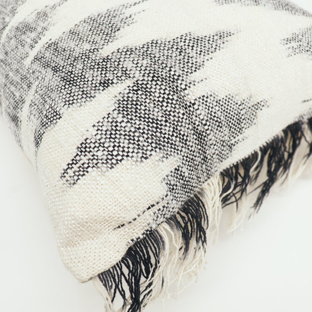 Demi Cushion Rectangle - Natural / Grey
