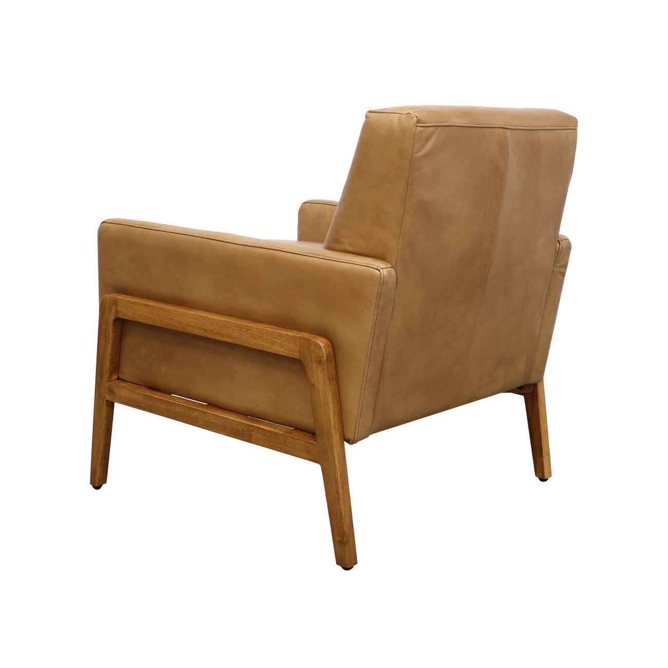 Sawyer Armchair - Tan Leather
