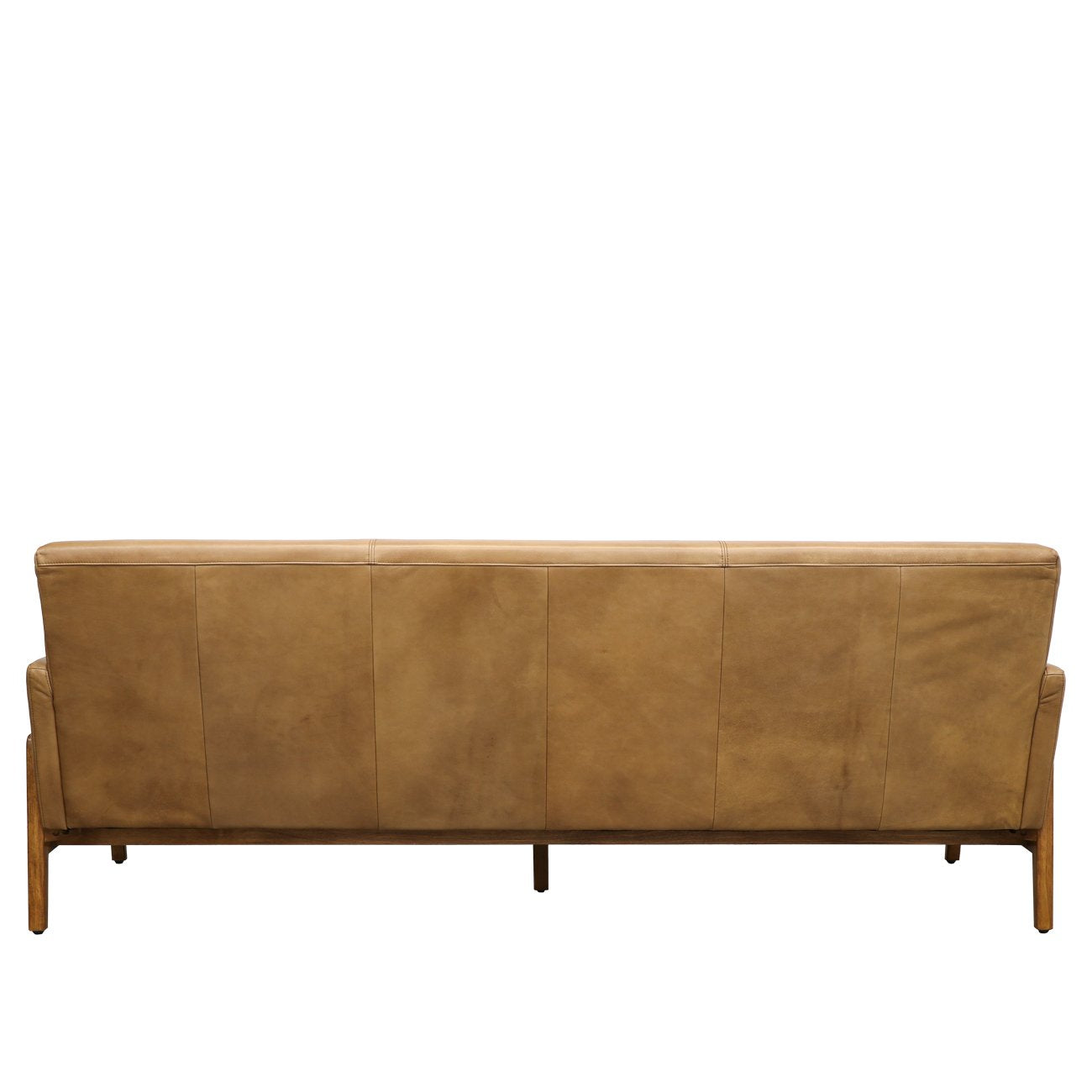 Sawyer 3 Seater Sofa - Tan Leather