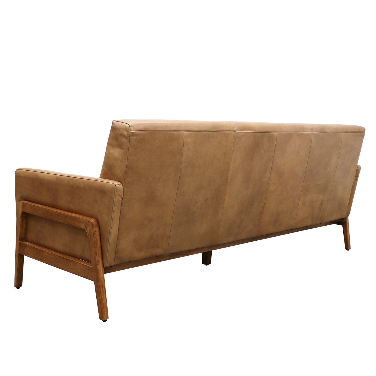 Sawyer 3 Seater Sofa - Tan Leather