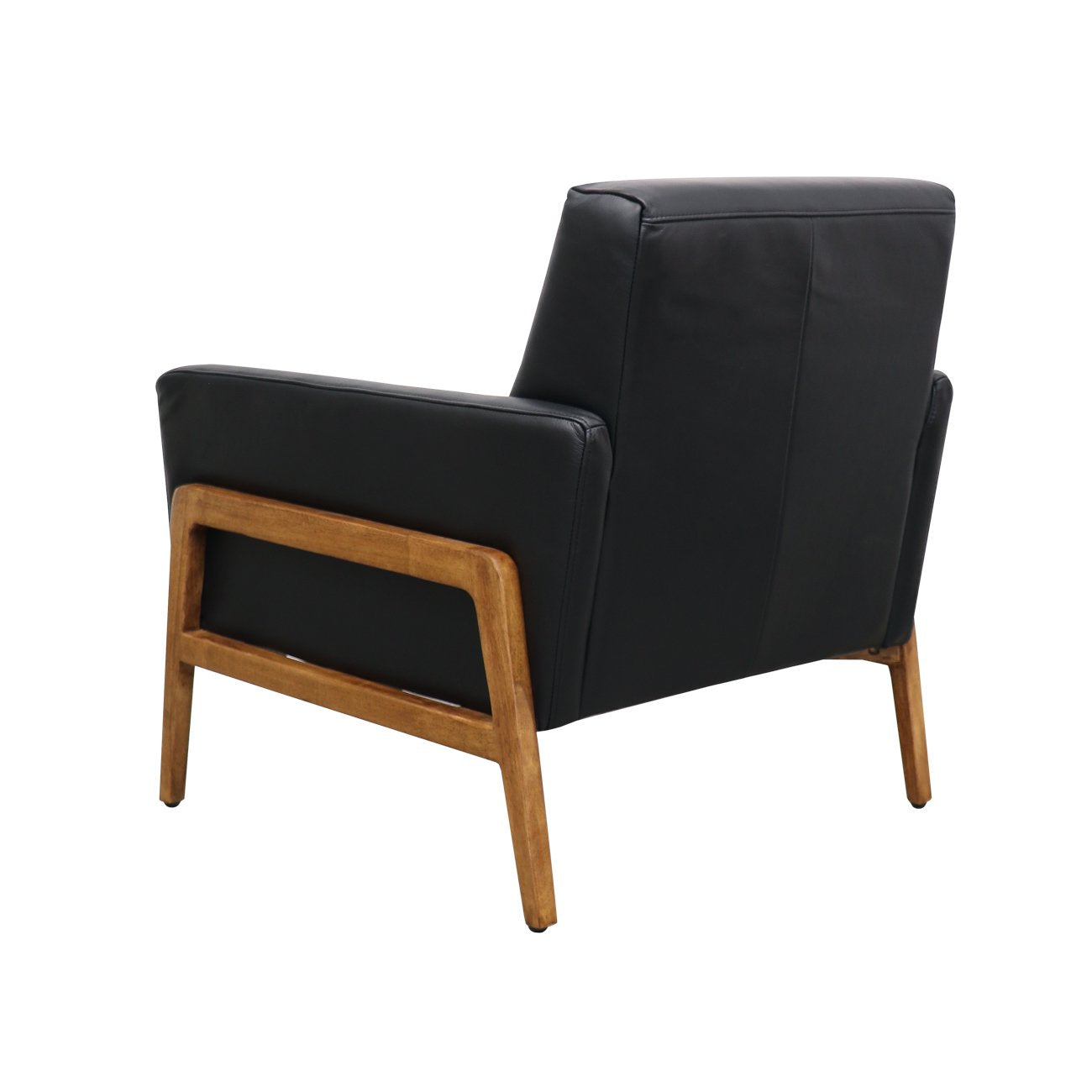 Sawyer Armchair - Black Leather