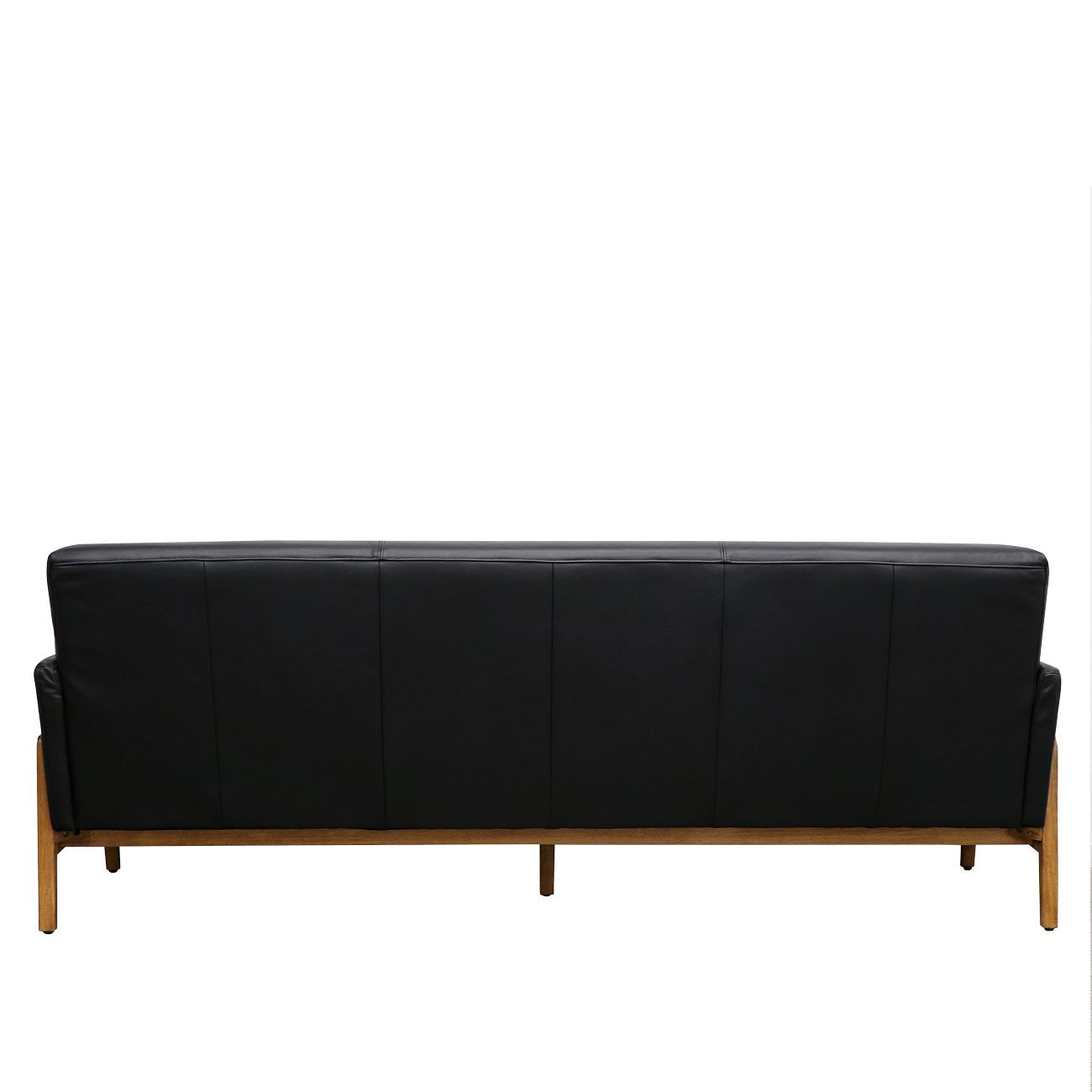 Sawyer 3 Seater Sofa - Black Leather