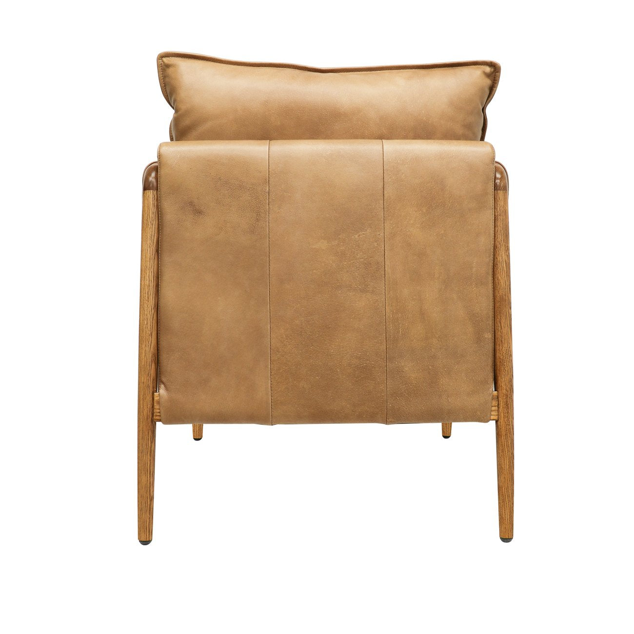 Saddle Armchair - Tan Leather