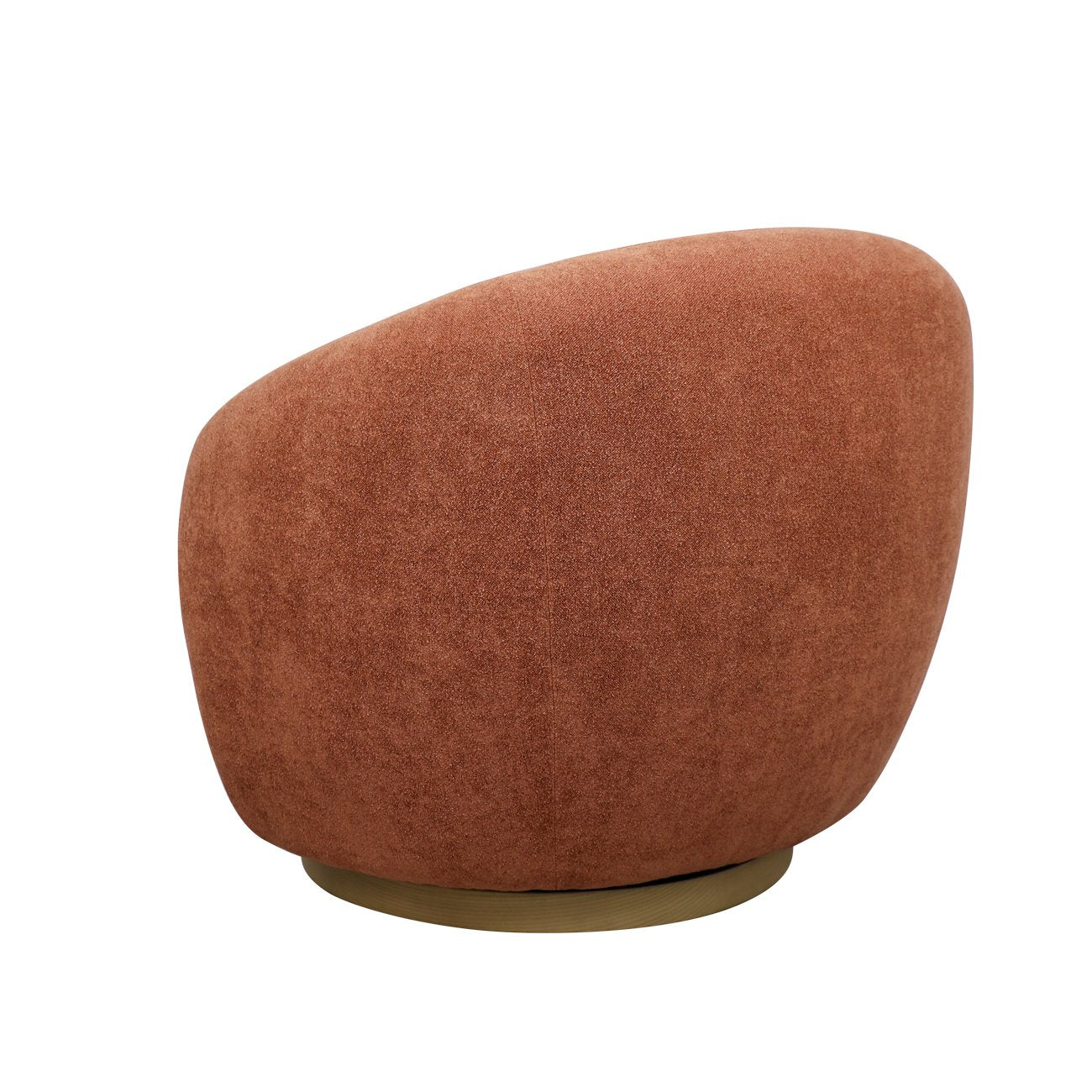 Aran Swivel Chair - Rust