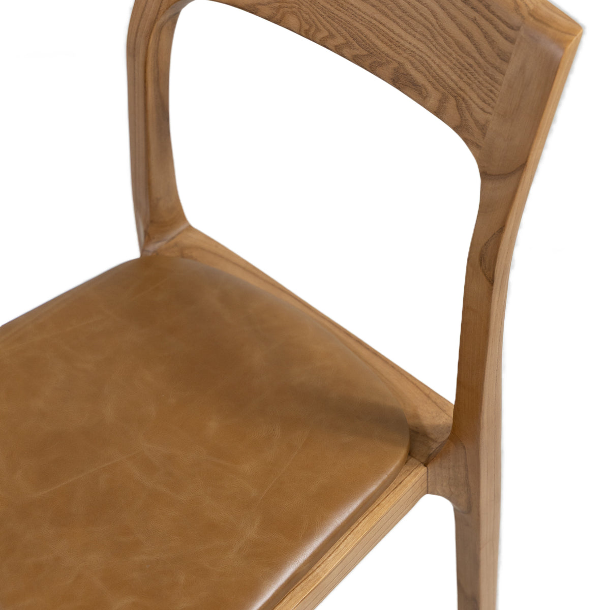 Cooper Stackable Dining Chair - Vaasa Frame / Tan Leather