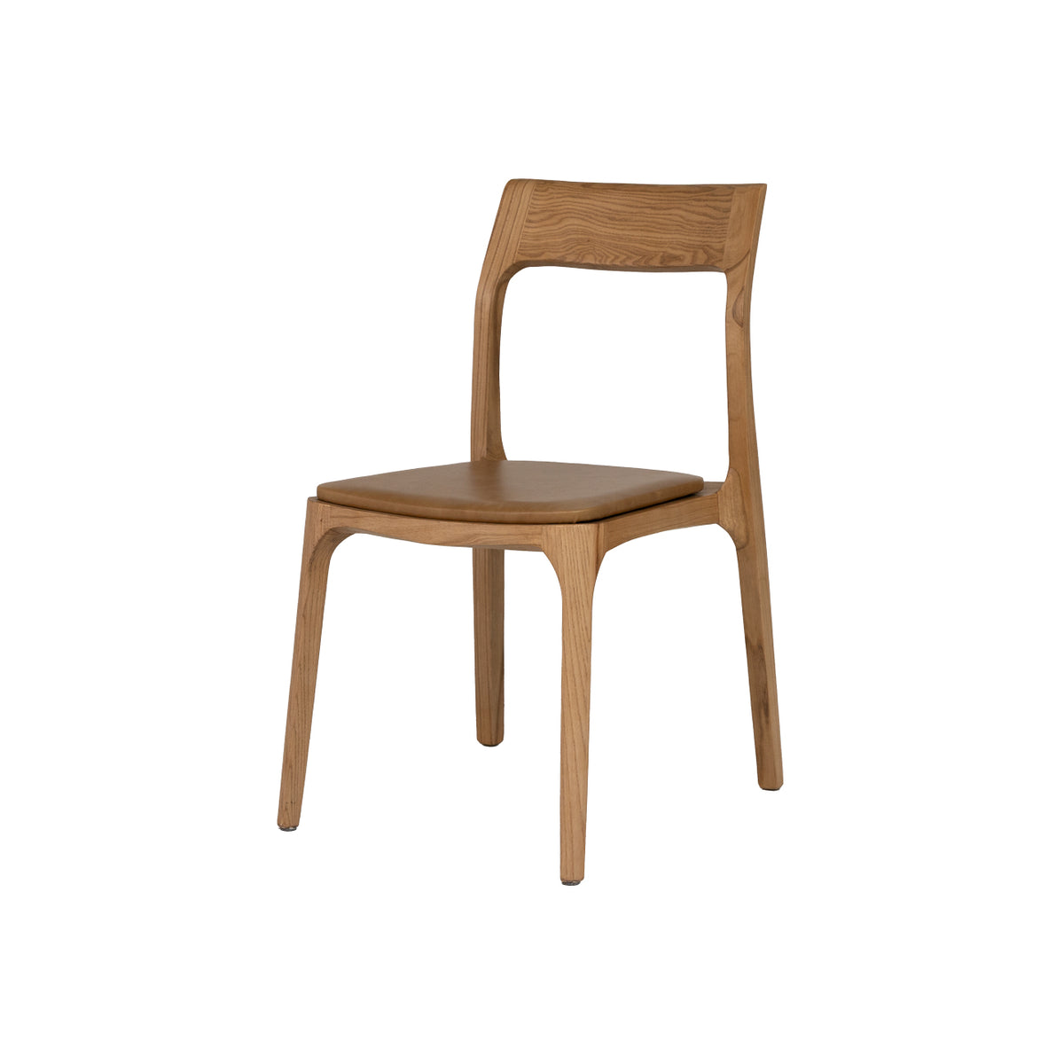 Cooper Stackable Dining Chair - Vaasa Frame / Tan Leather