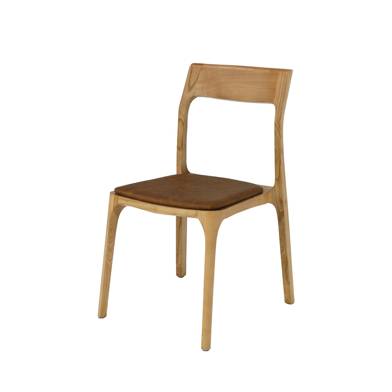 Cooper Stackable Dining Chair - Vaasa Frame / Tan Leather