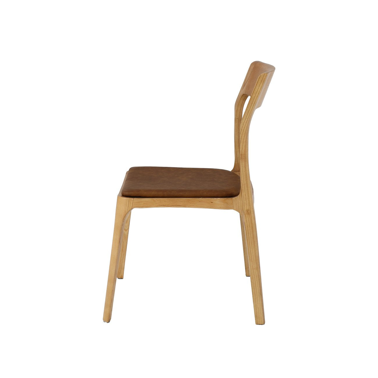 Cooper Stackable Dining Chair - Vaasa Frame / Tan Leather