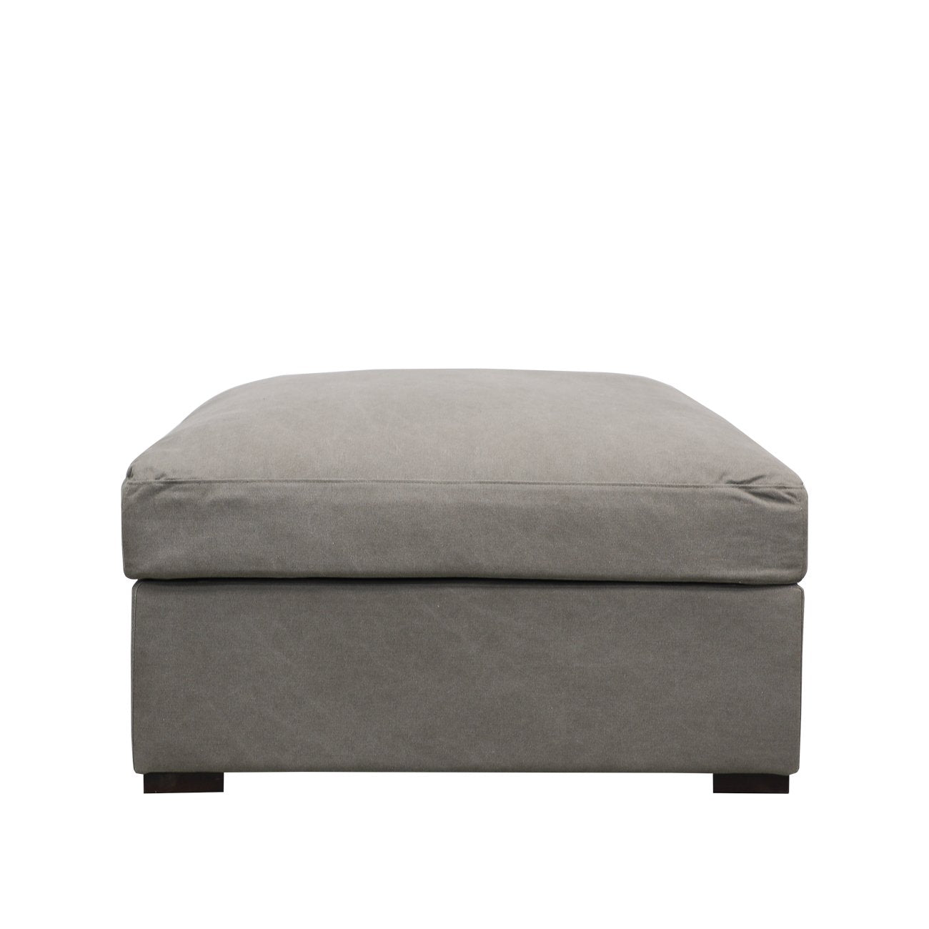 Lisbon Ottoman - Grey