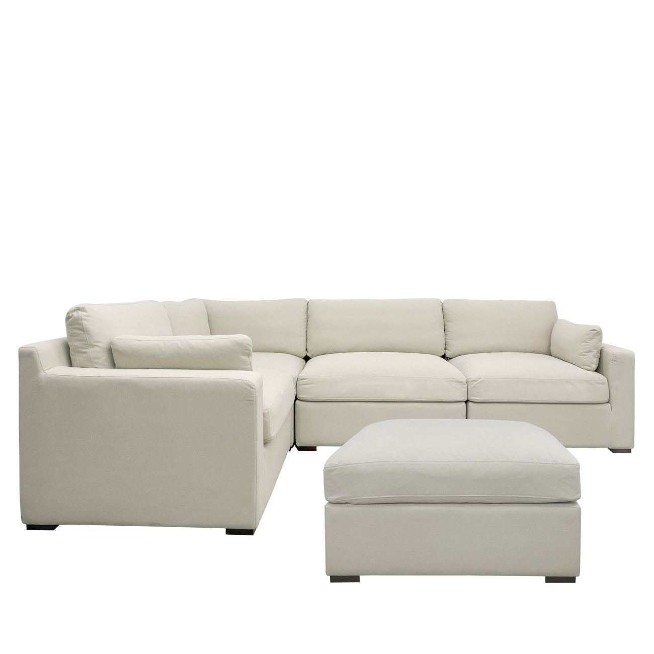 Lisbon 5 Piece Modular Sofa Setting - Sand
