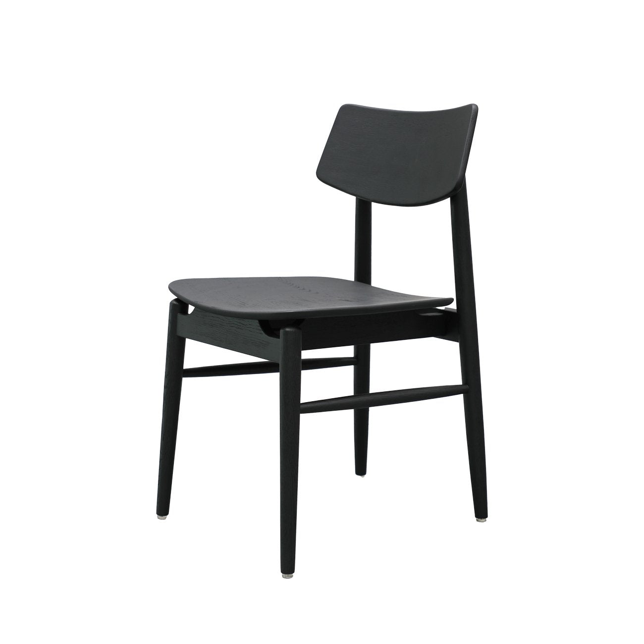 Oslo Dining Chair - Solid Oak/Black