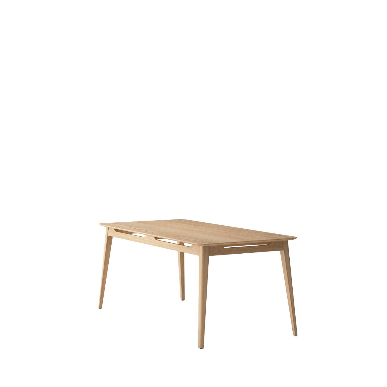 Rokke Dining Table - 180cm - Solid Oak/Natural