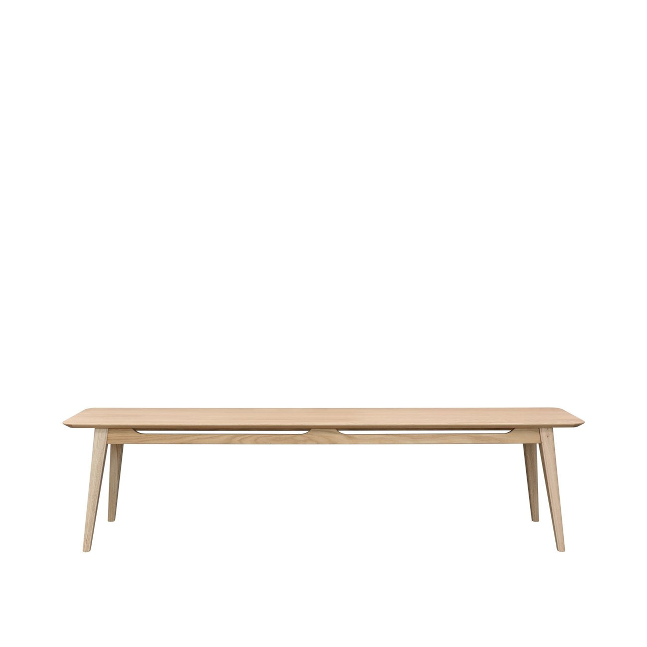 Rokke Bench - 180cm - Solid Oak/Natural