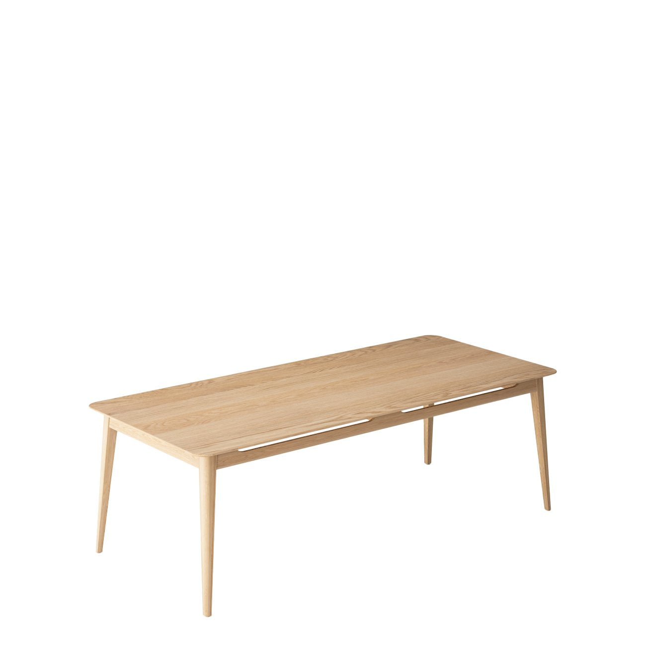 Rokke Dining Table - 220cm - Solid Oak/Natural
