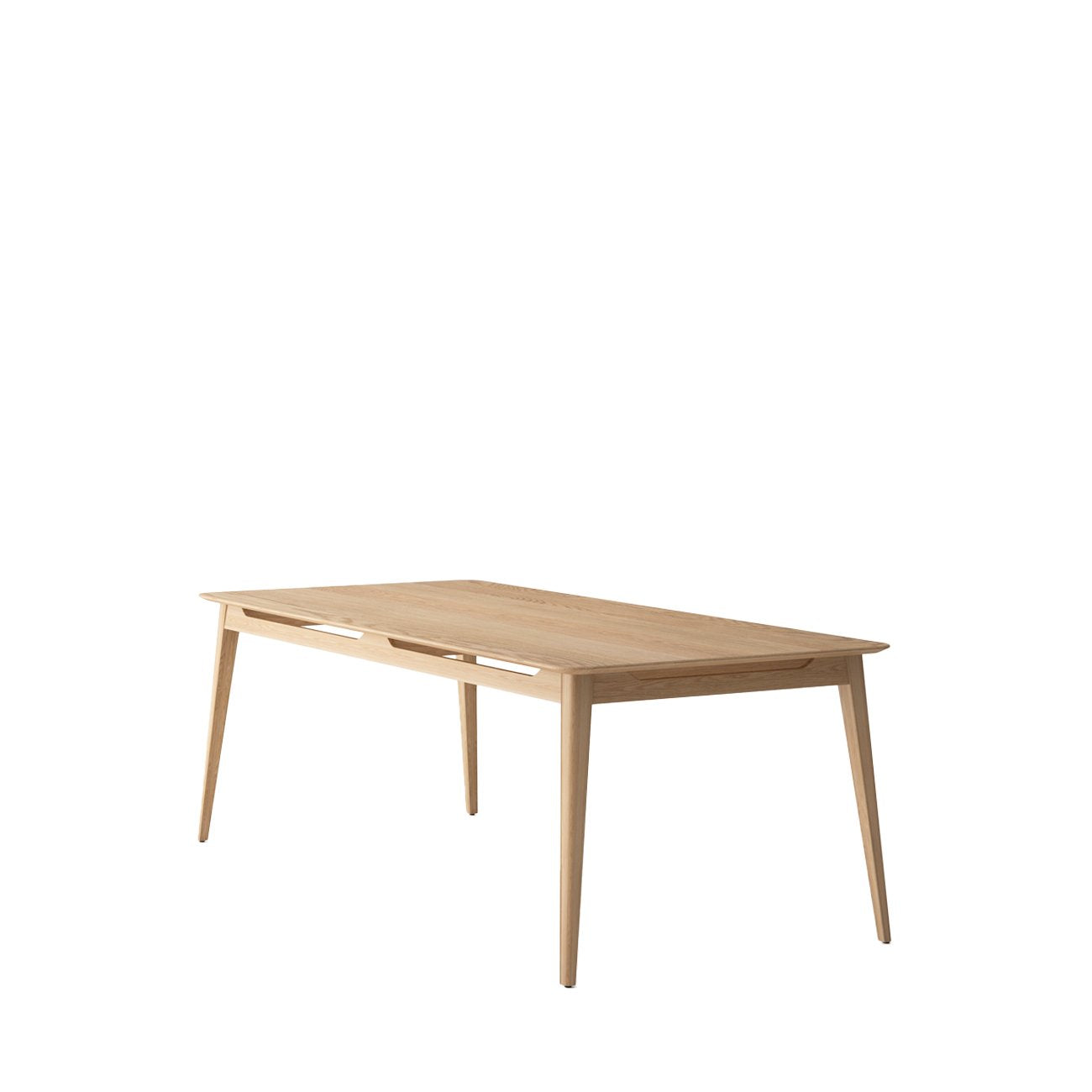 Rokke Dining Table - 220cm - Solid Oak/Natural