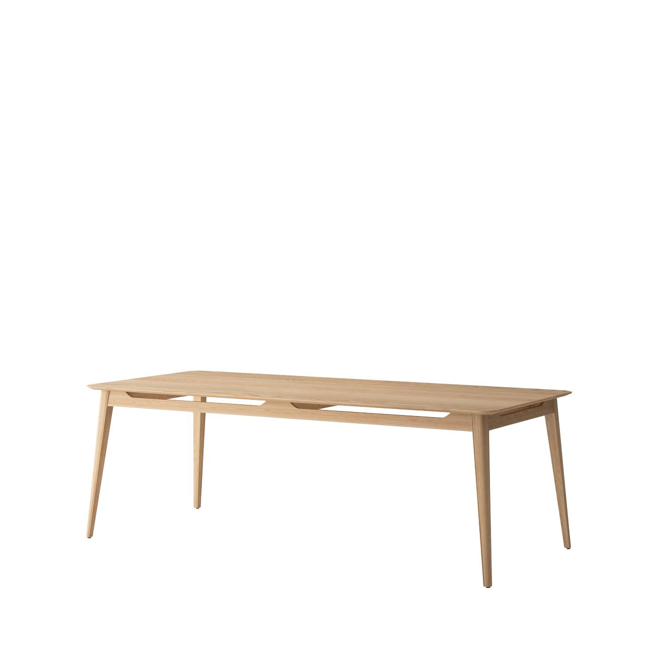 Rokke Dining Table - 220cm - Solid Oak/Natural