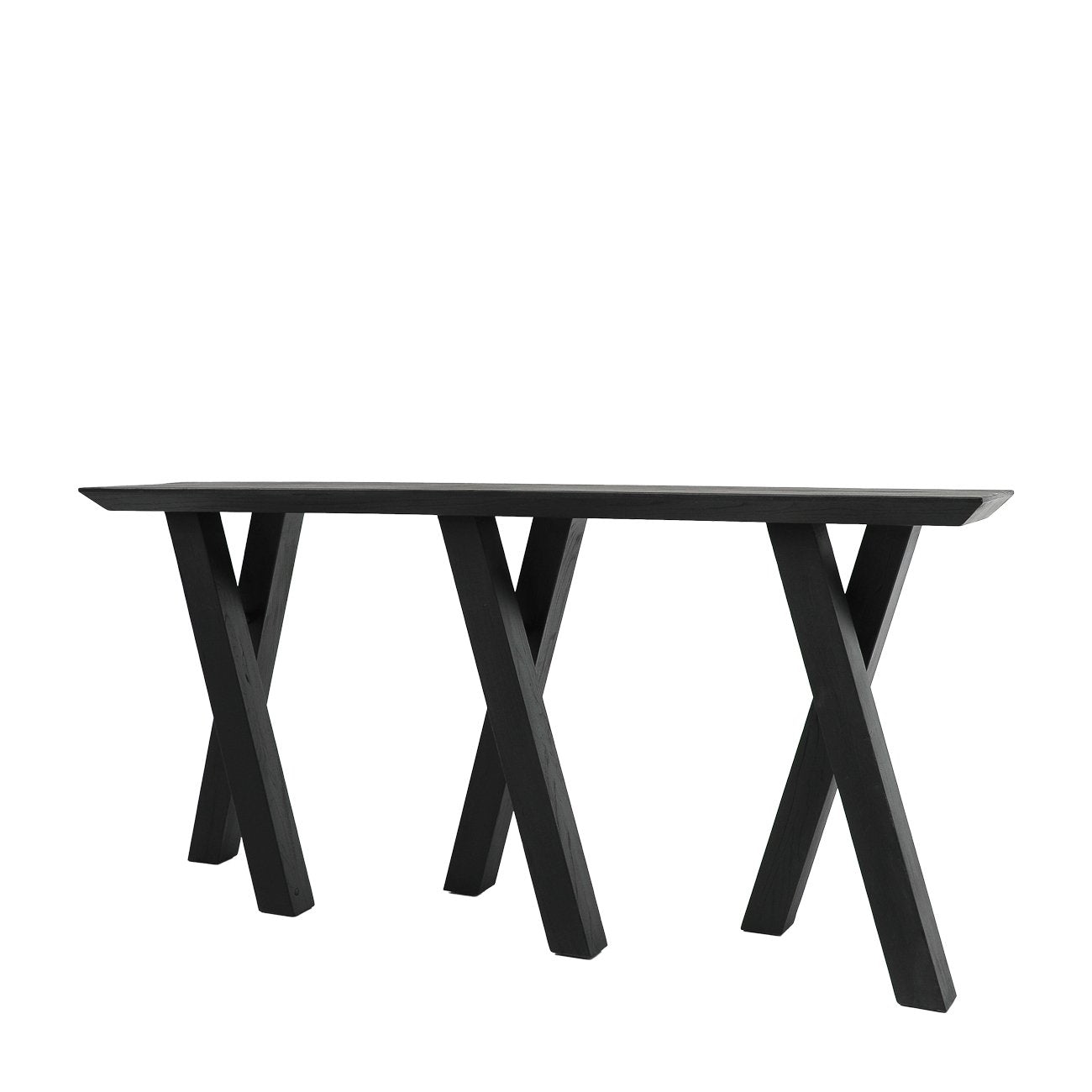 Wheeler Console Table - Matte Black