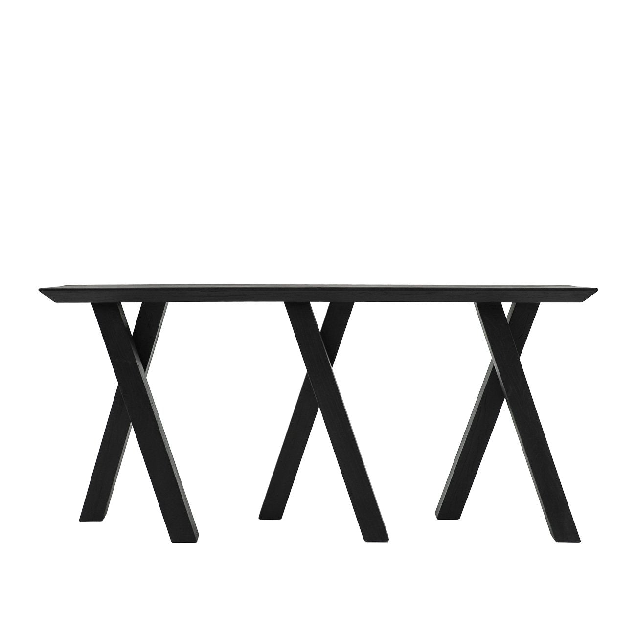 Wheeler Console Table - Matte Black