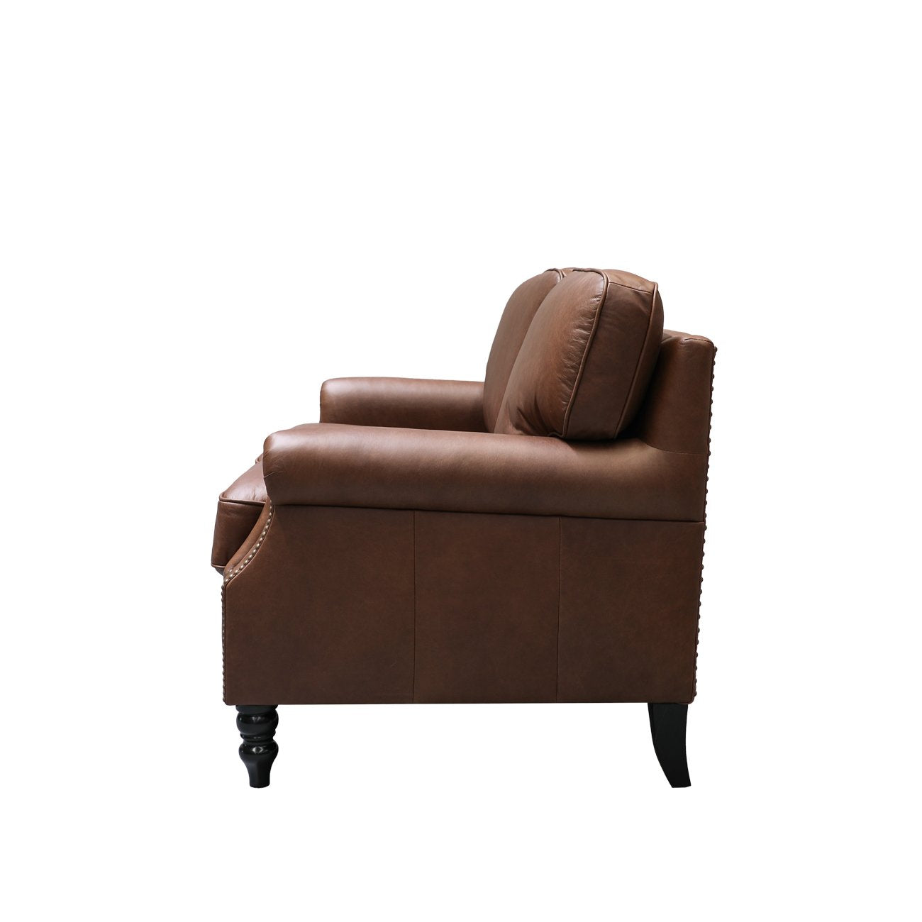 Brunton 3 Seater Sofa - Nutmeg Leather