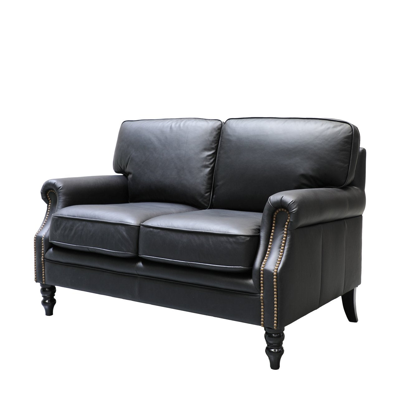 Brunton 2 Seater Sofa - Onyx Leather