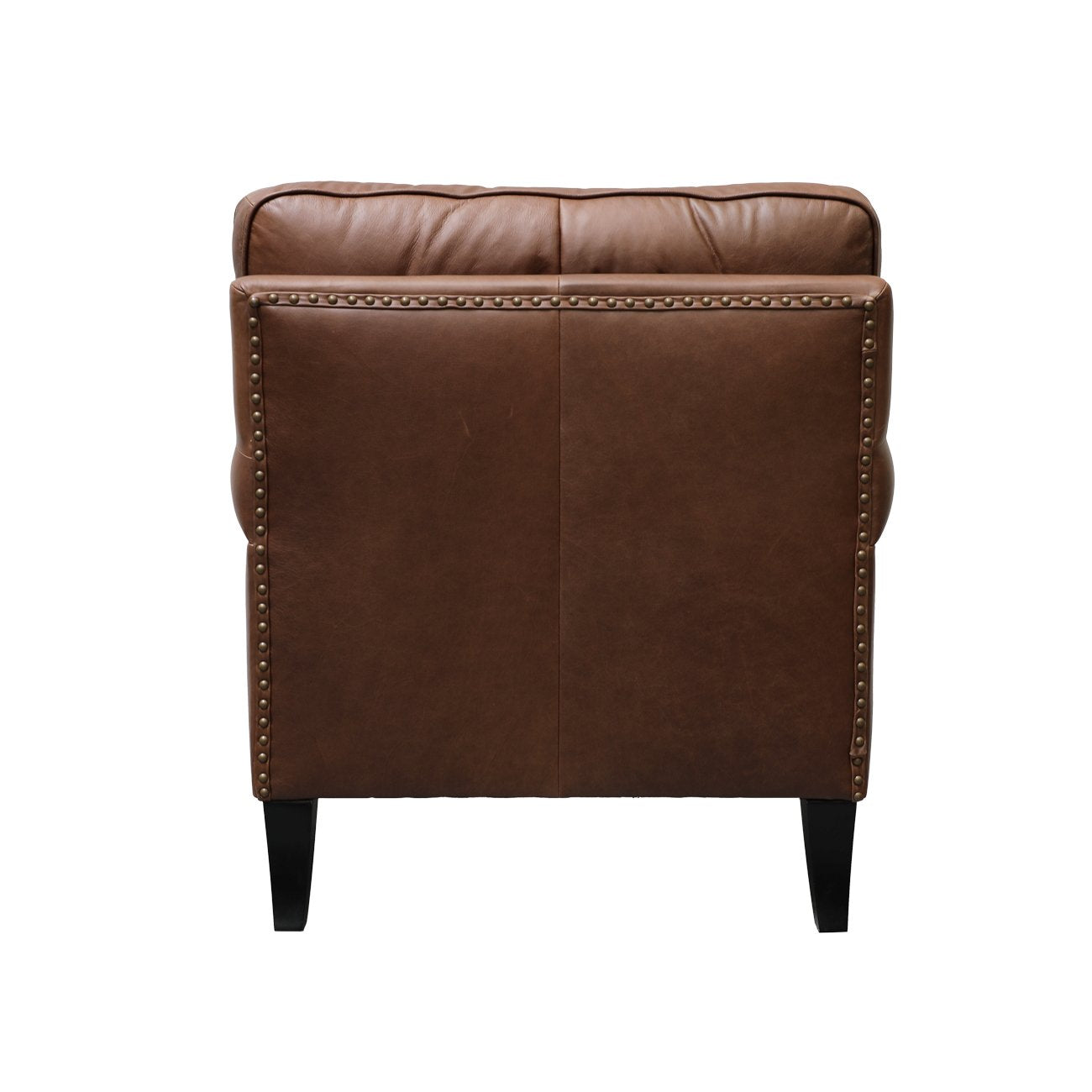 Brunton Armchair - Nutmeg Leather