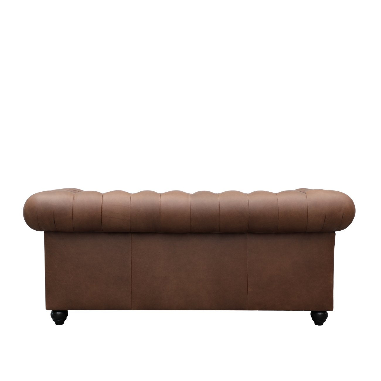 Stanford 2 Seater Chesterfield - Nutmeg Leather