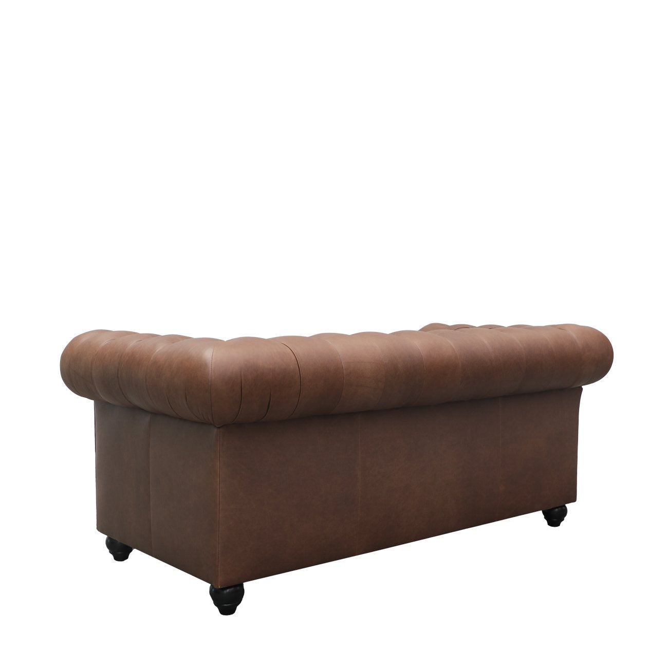 Stanford 2 Seater Chesterfield - Nutmeg Leather