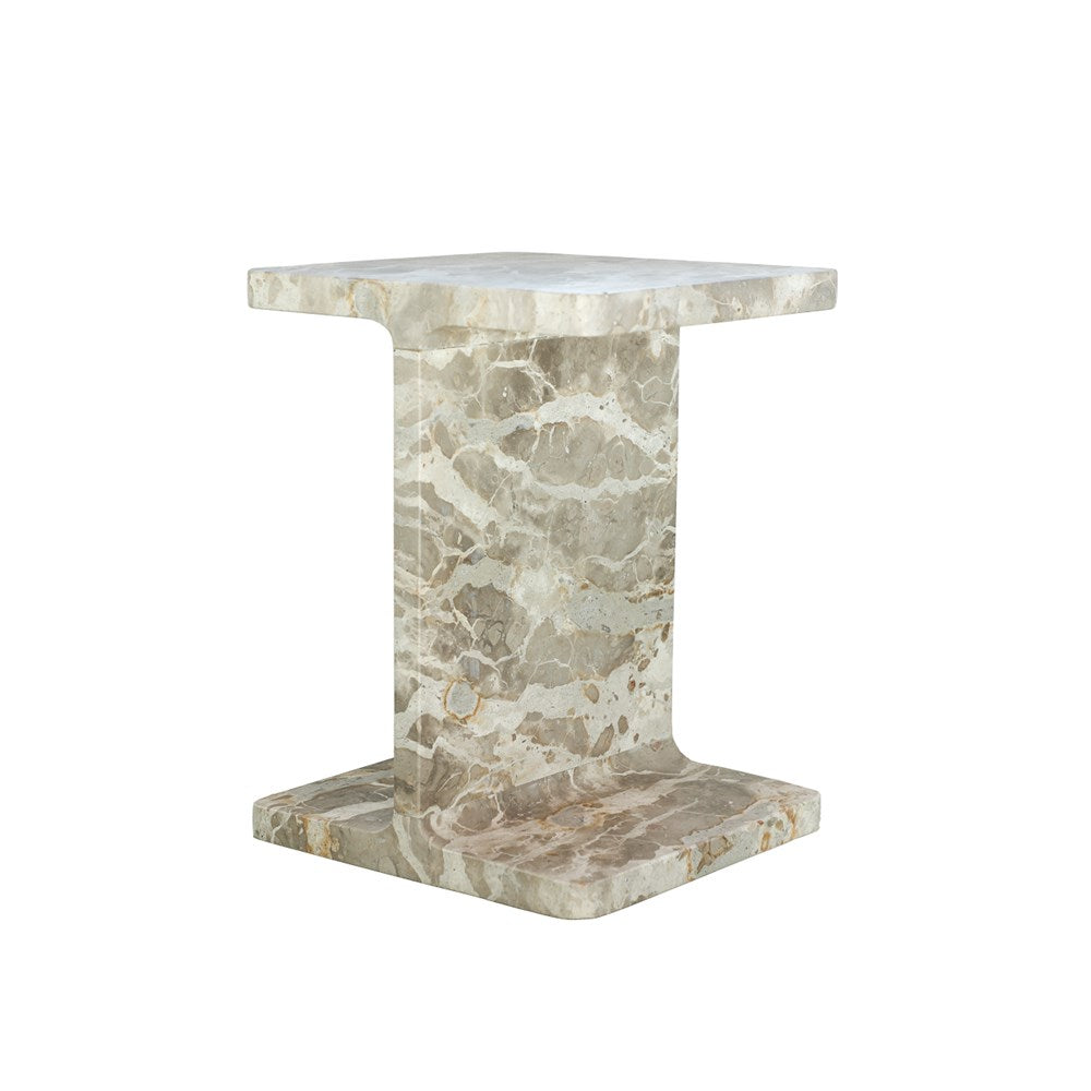 Sicily Square Side Table - Beige