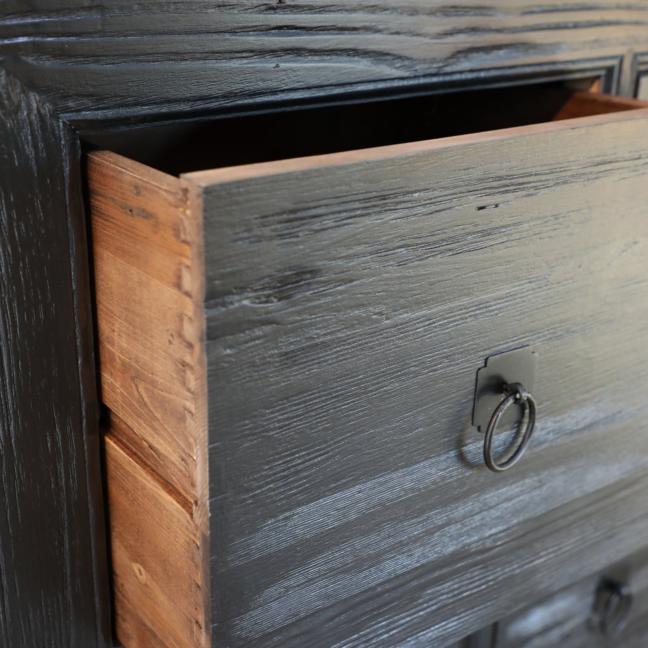 Parq Sideboard 9 Drawer - Black