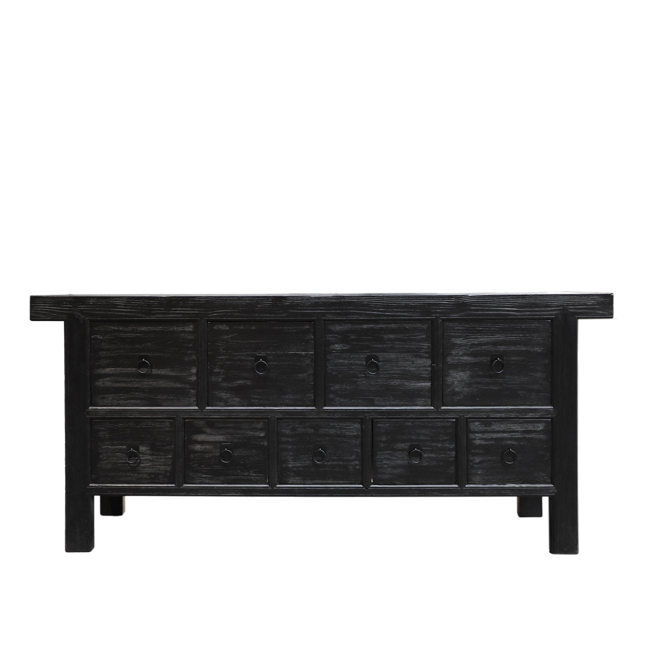 Parq Sideboard 9 Drawer - Black